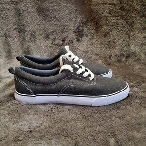 Universal Thread Black Canvas Lace Up Sneakers Women's Size 7